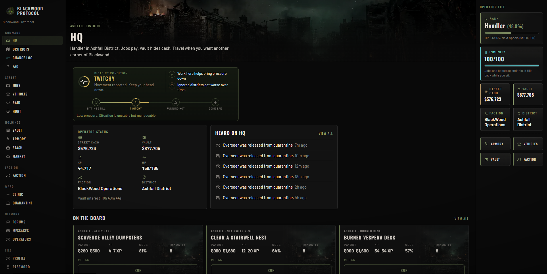 Blackwood Protocol - gameplay screenshot