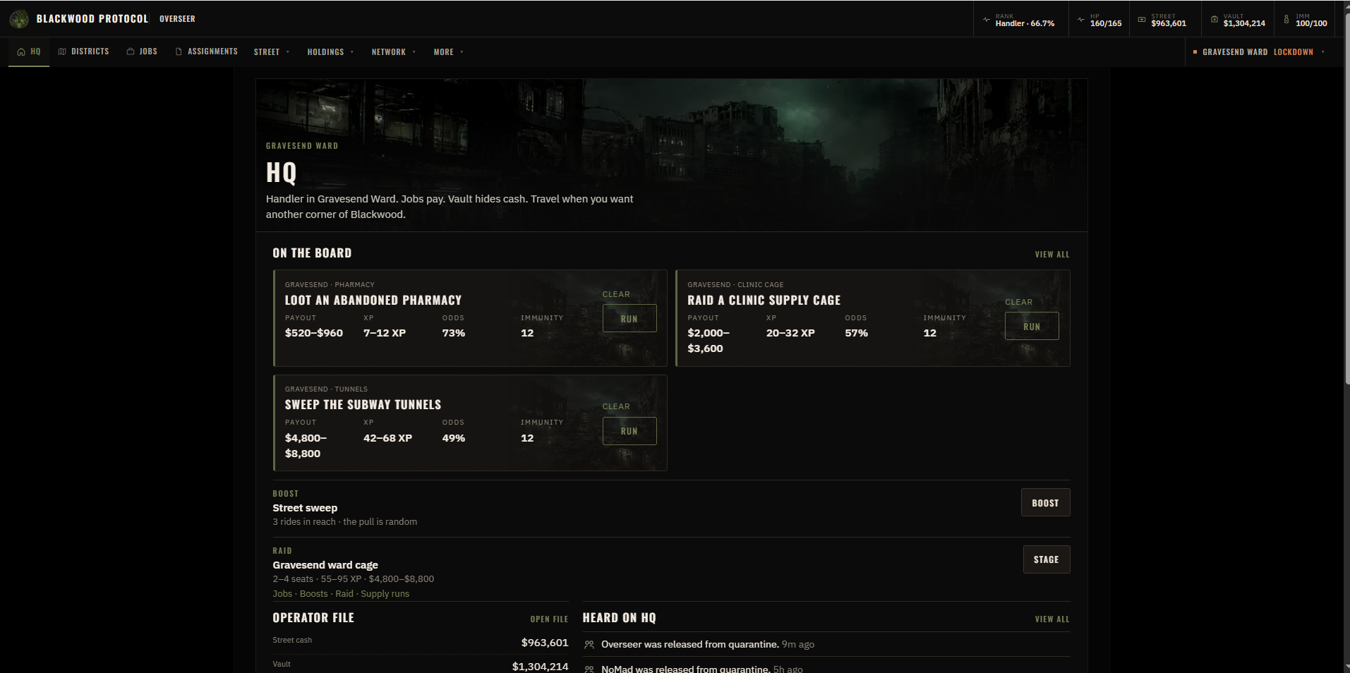 Blackwood Protocol - gameplay screenshot
