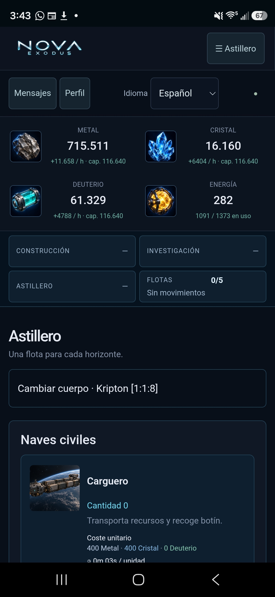 Nova Exodus screenshot 1