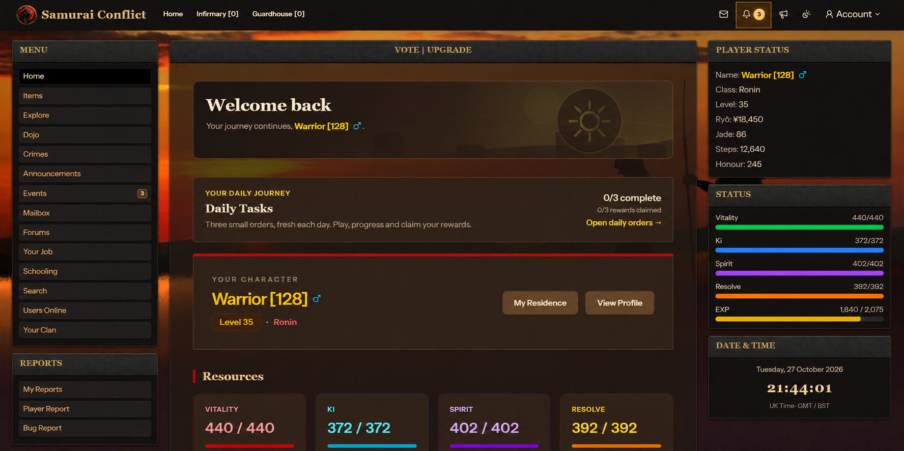 Samurai Conflict screenshot 1