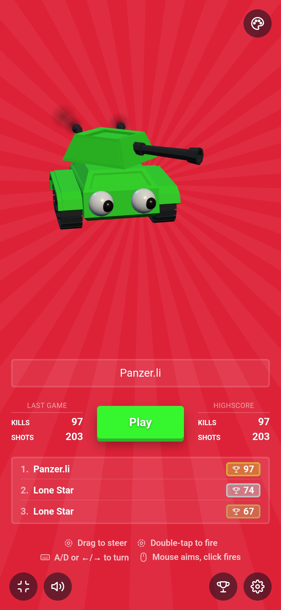 Panzer.li 💥 Multiplayer Tank Battle screenshot 1