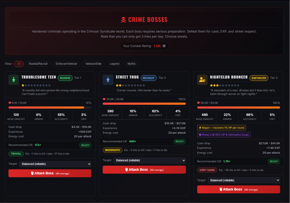 Crimson Syndicate screenshot 1