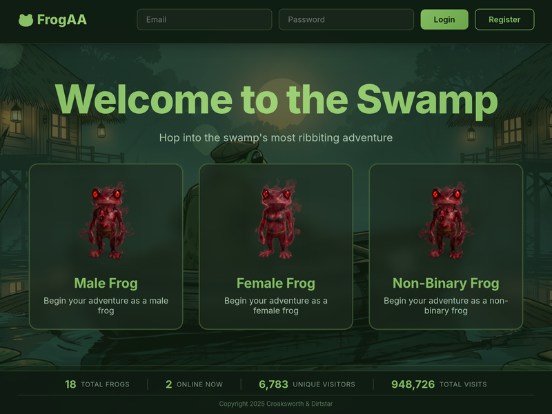 Frog Adoption Agency screenshot 1