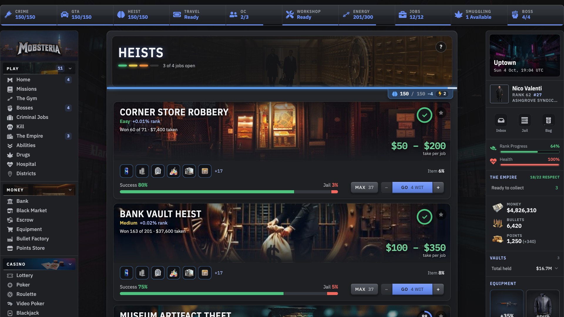 Mobsteria screenshot 3