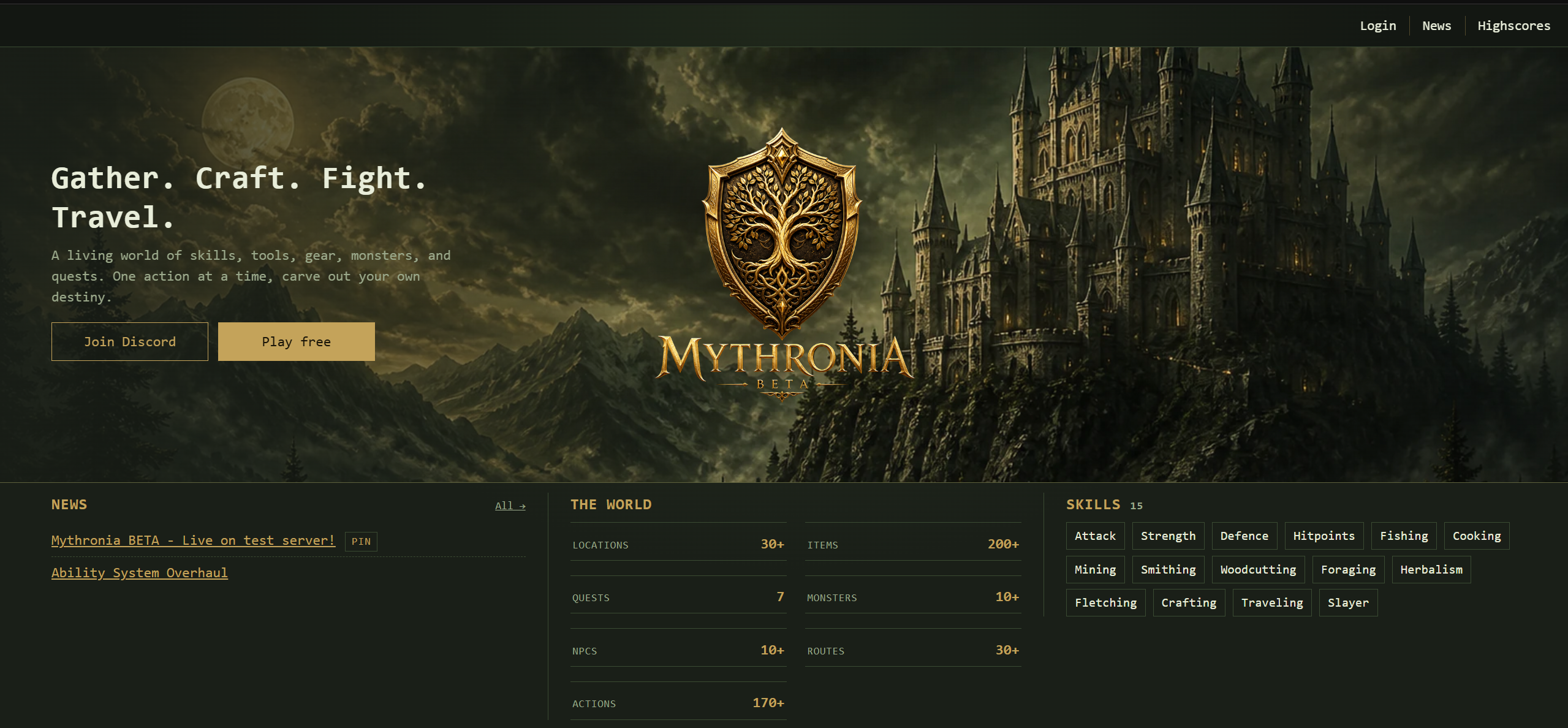 Mythronia - Text based RPG game screenshot 5