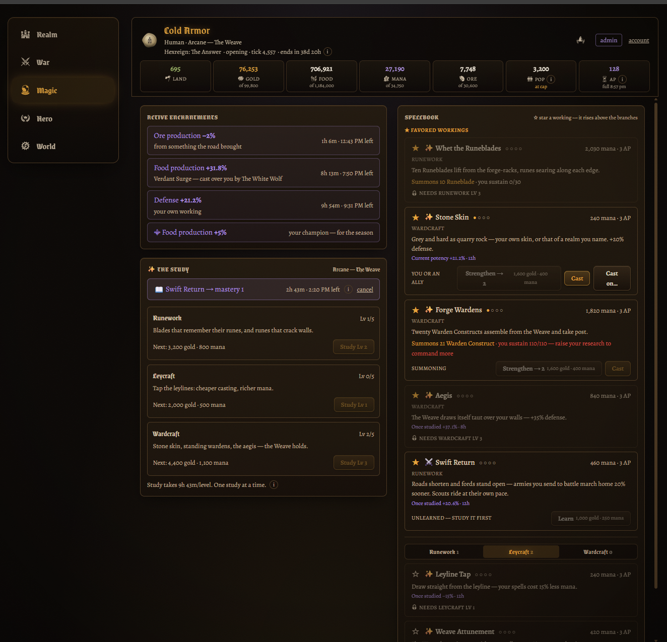Hexreign — Persistent Browser Strategy Game (open alpha) screenshot 3