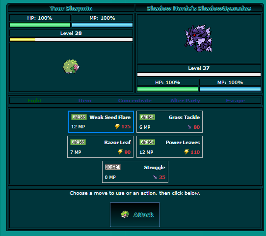 Pokémon Eclipse RPG – Free Online Pokémon Browser RPG screenshot 2