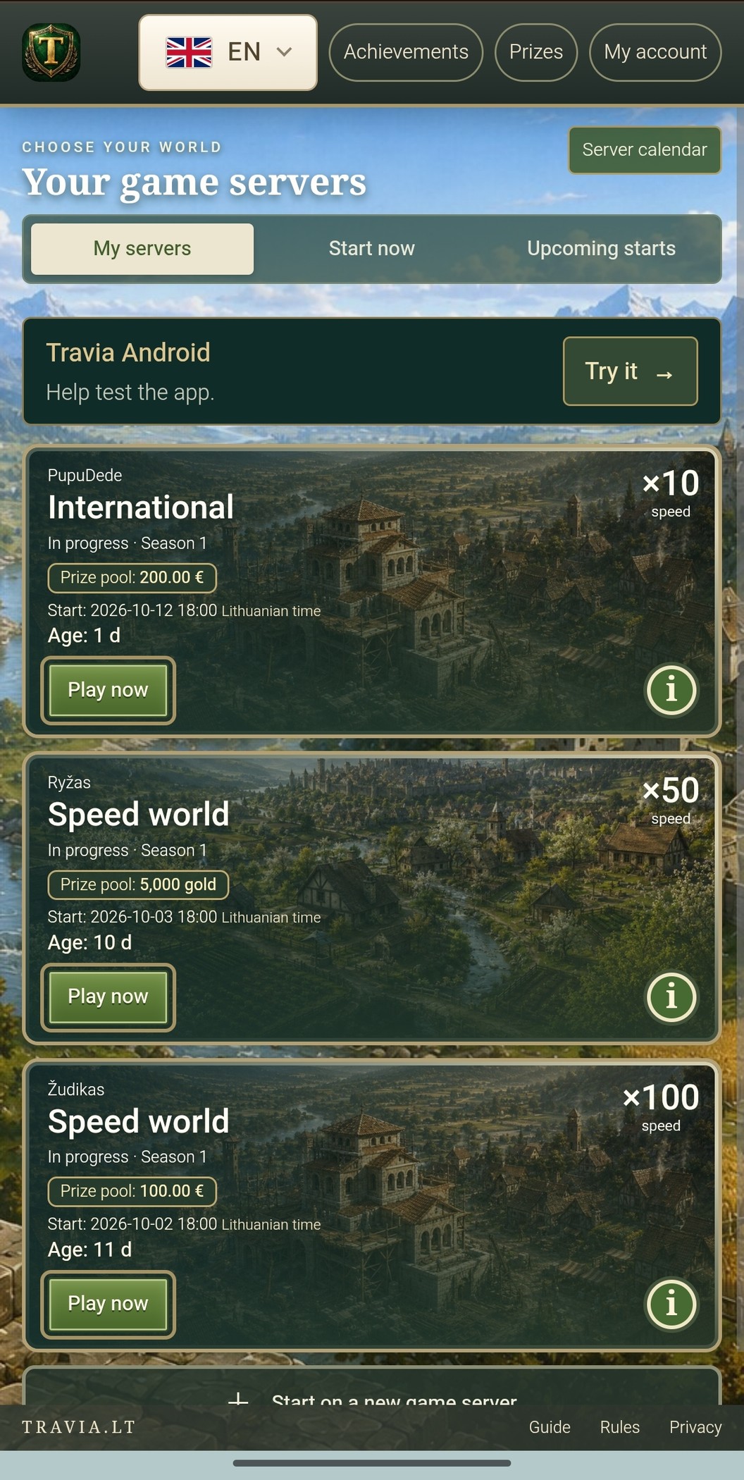 Travia.lt screenshot 3