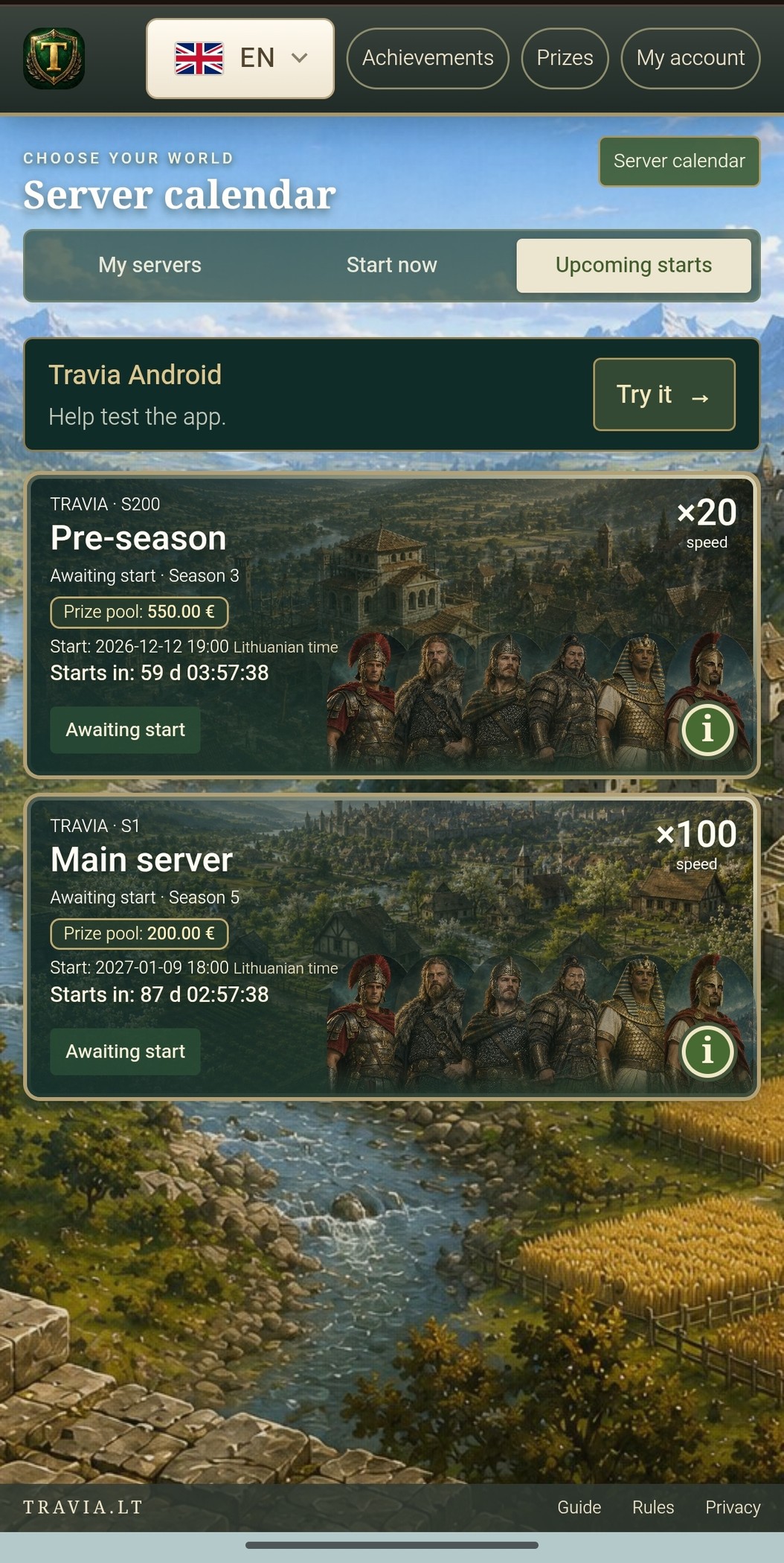 Travia.lt screenshot 2