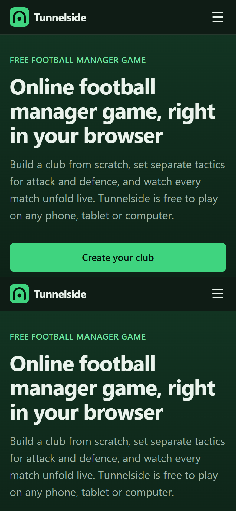 Tunnelside screenshot 2