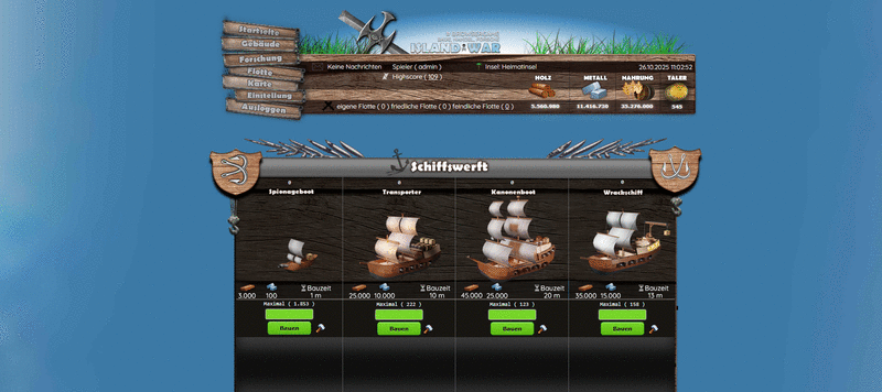 Island-War.com screenshot 2