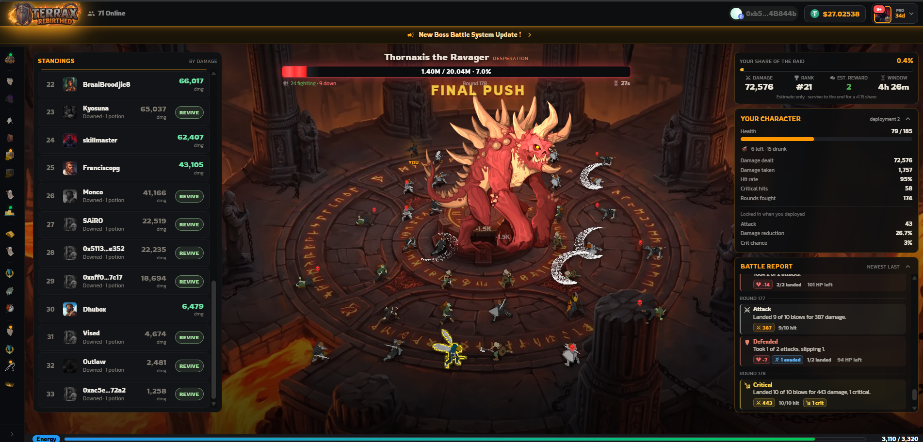 TerraX MMORPG Browser Game screenshot 2