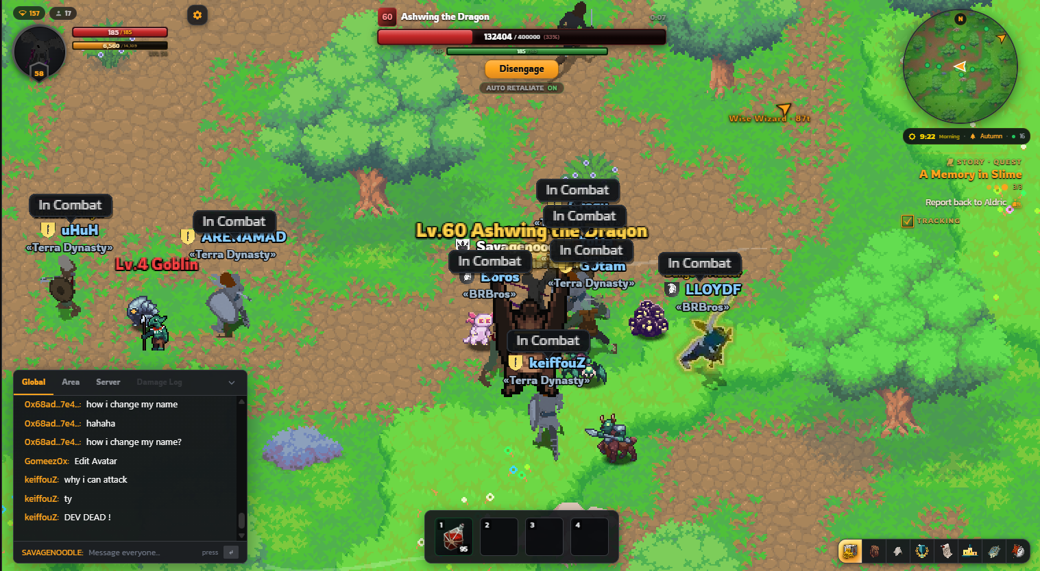 TerraX MMORPG Browser Game screenshot 3