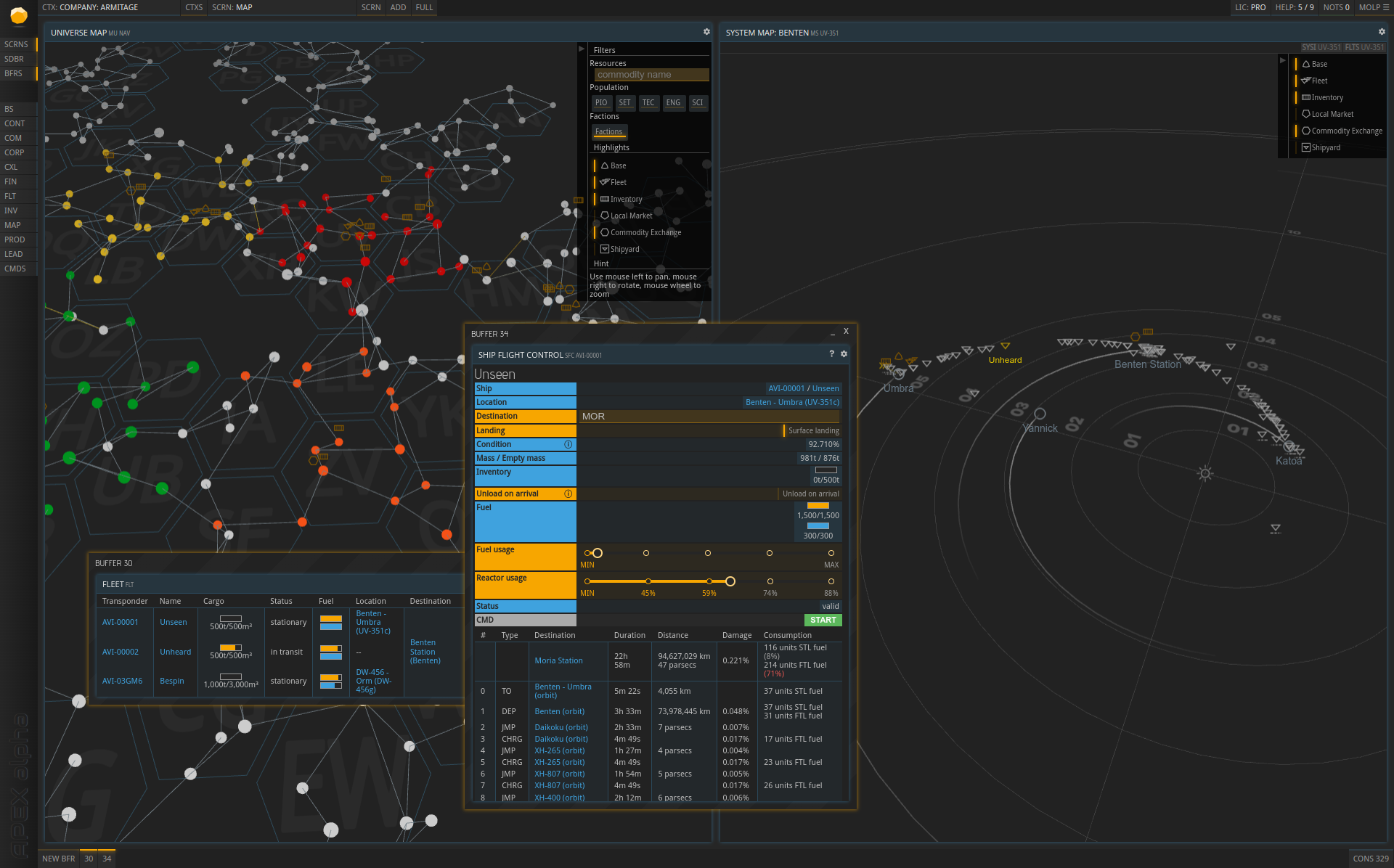 Prosperous Universe screenshot 3