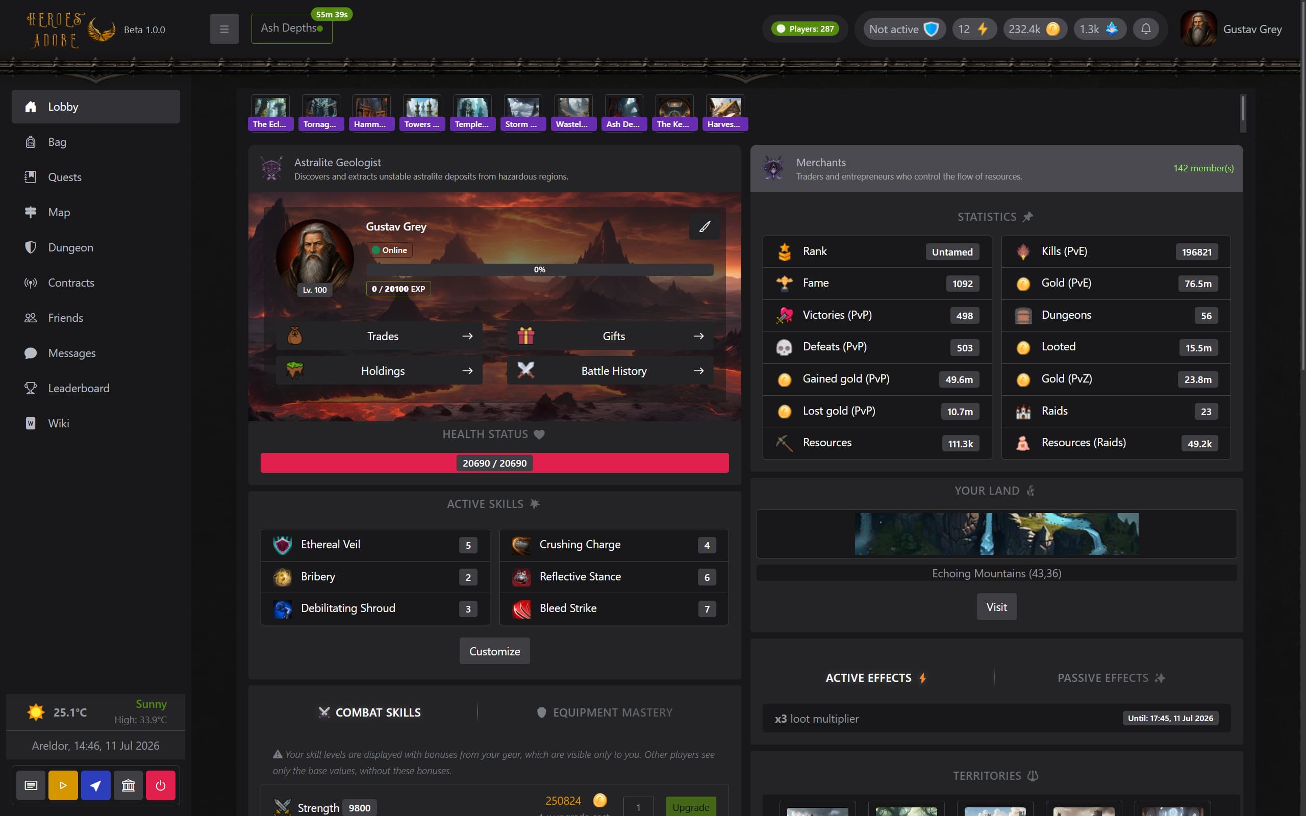Heroes Adobe screenshot 1