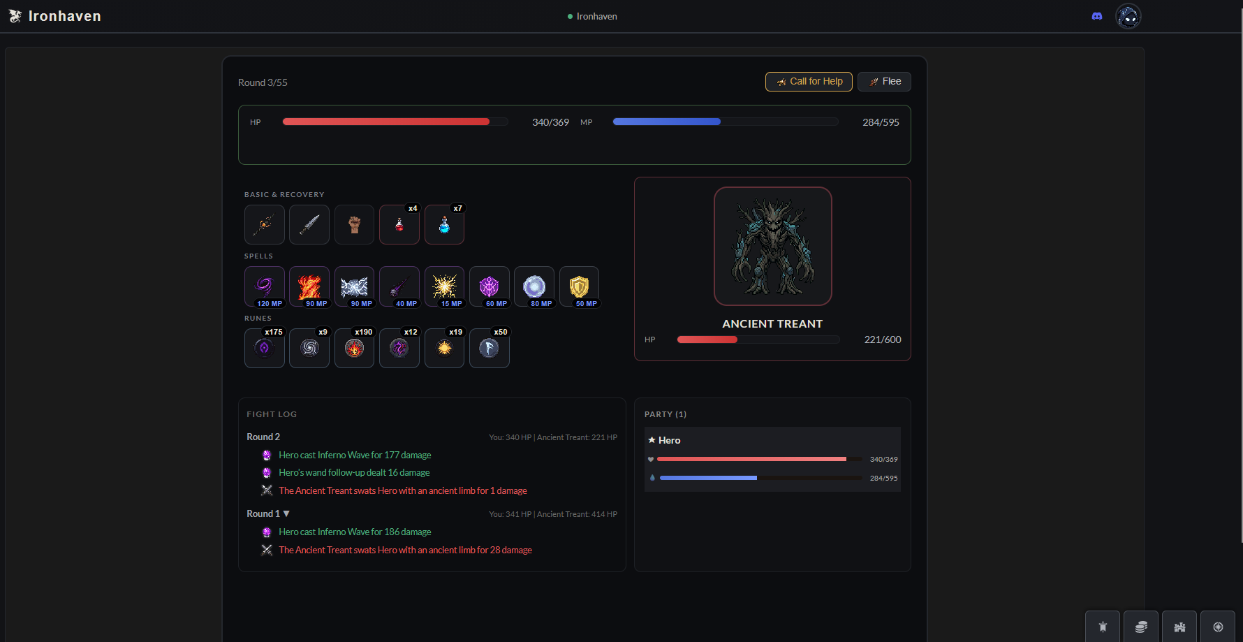 Ironhaven - gameplay screenshot