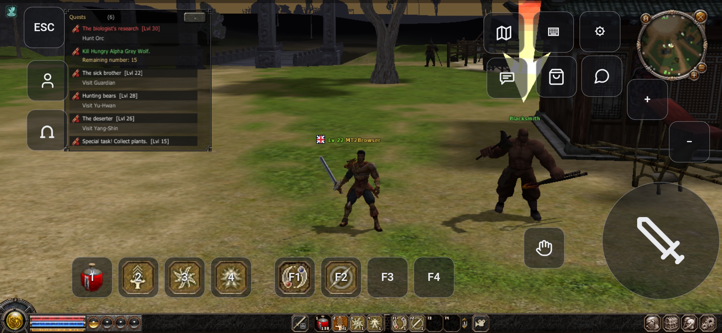 MT2 Browsergame screenshot 1