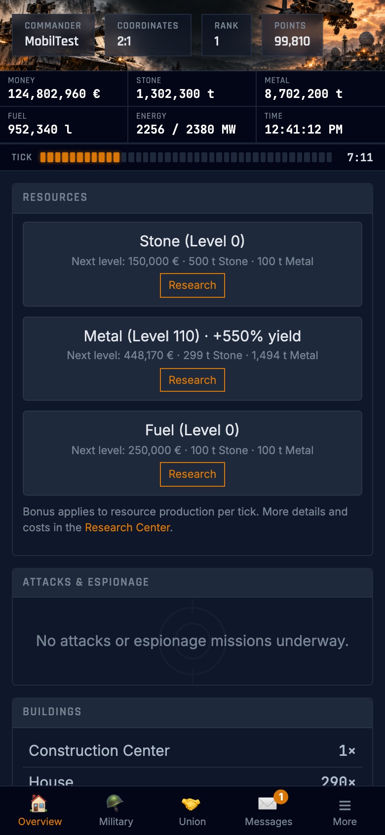 Frontline Sectors screenshot 2