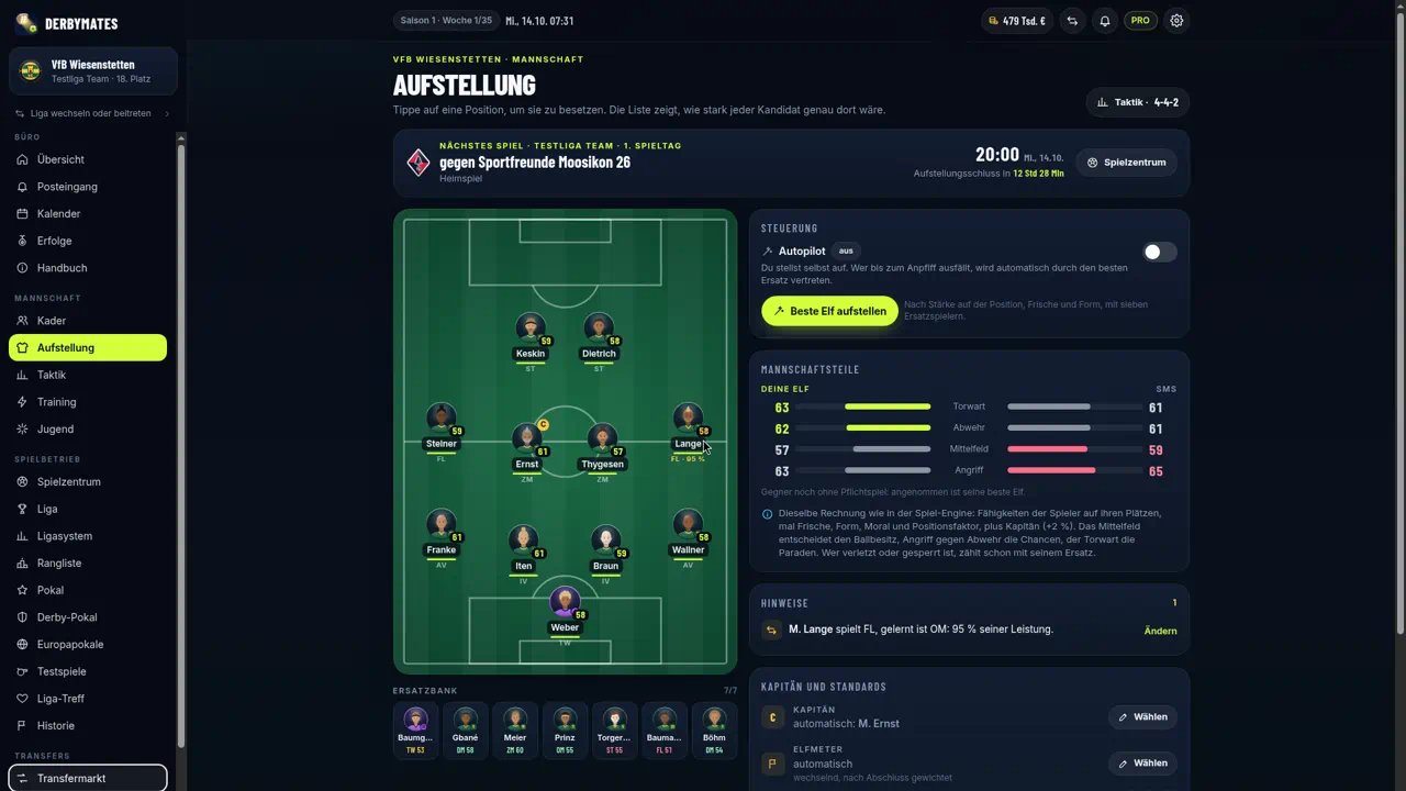 Derbymates screenshot 2