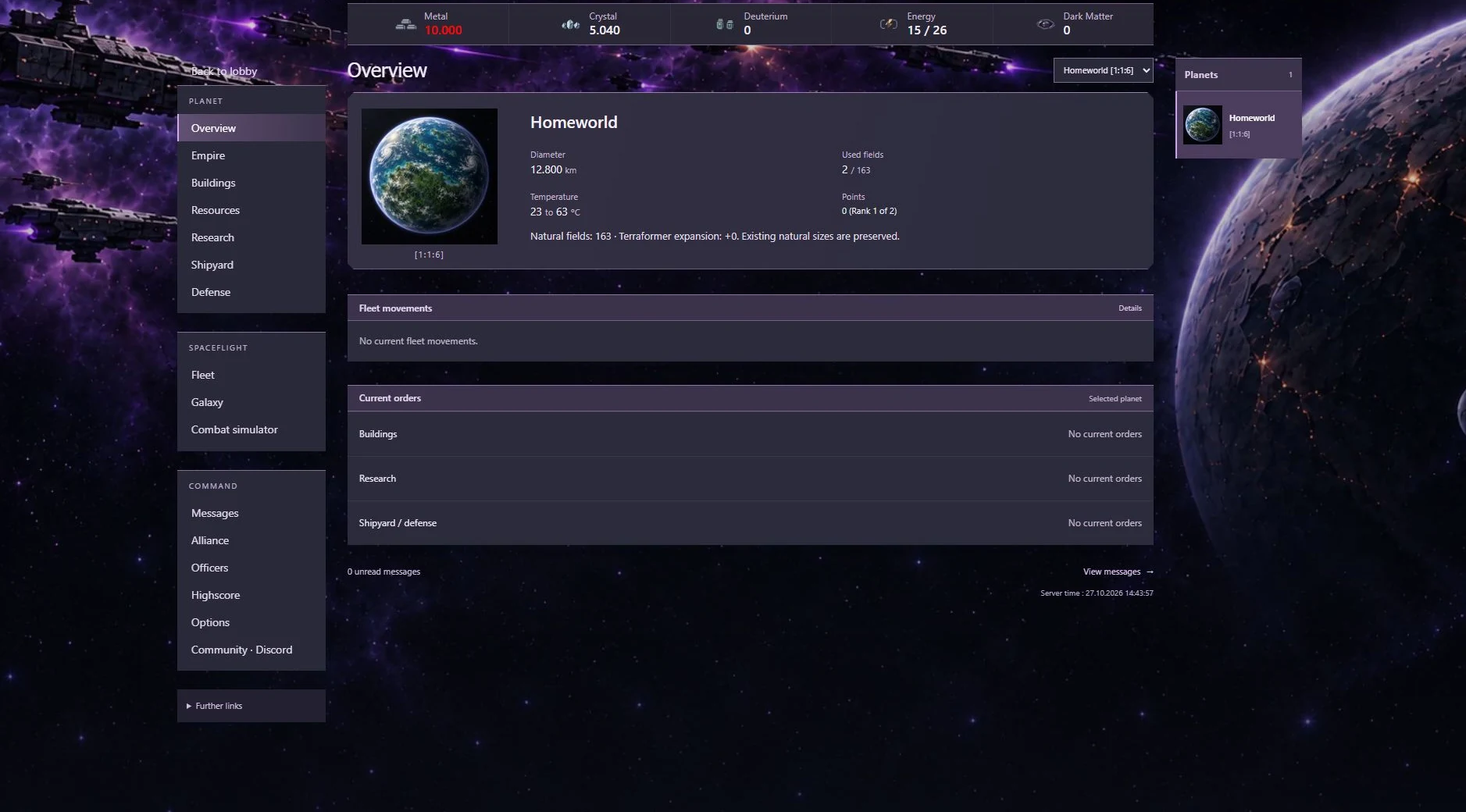 Retro Space screenshot 1
