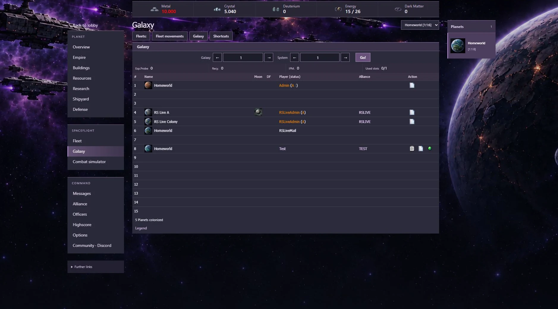 Retro Space screenshot 4