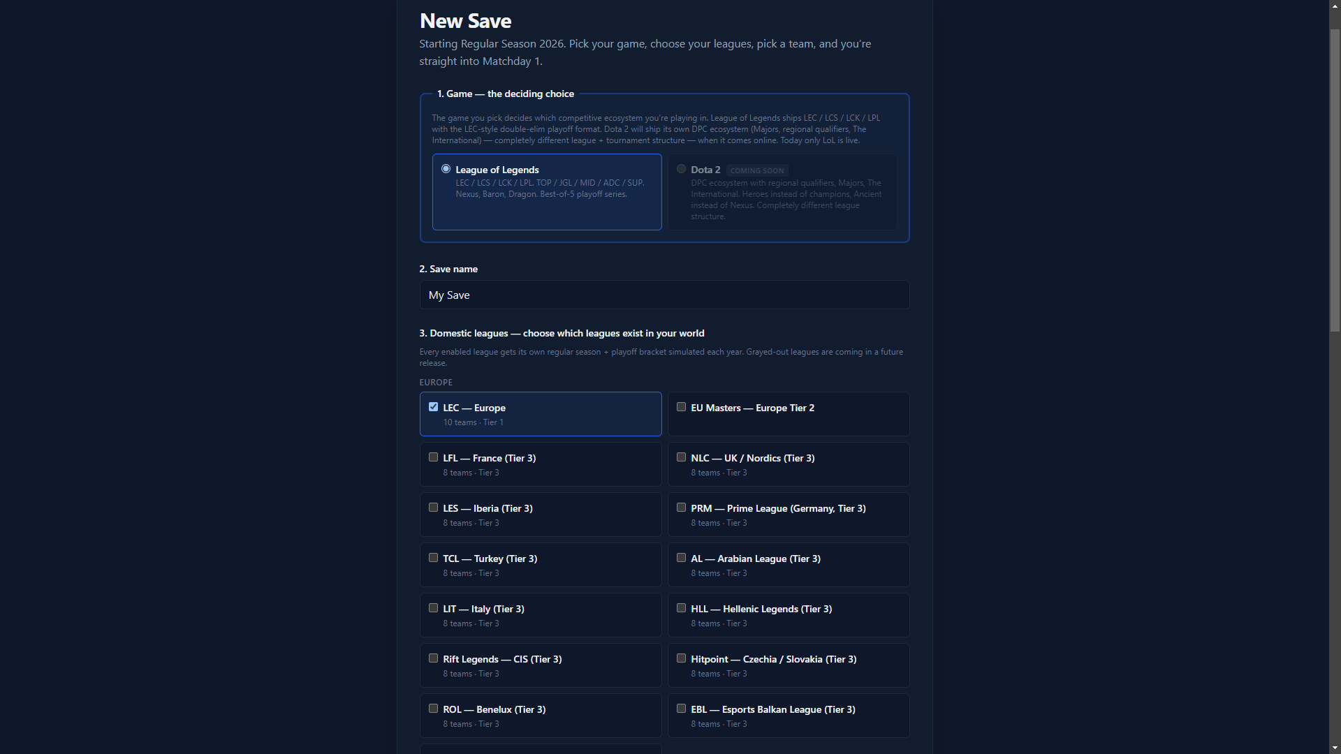 MOBA Manager screenshot 2