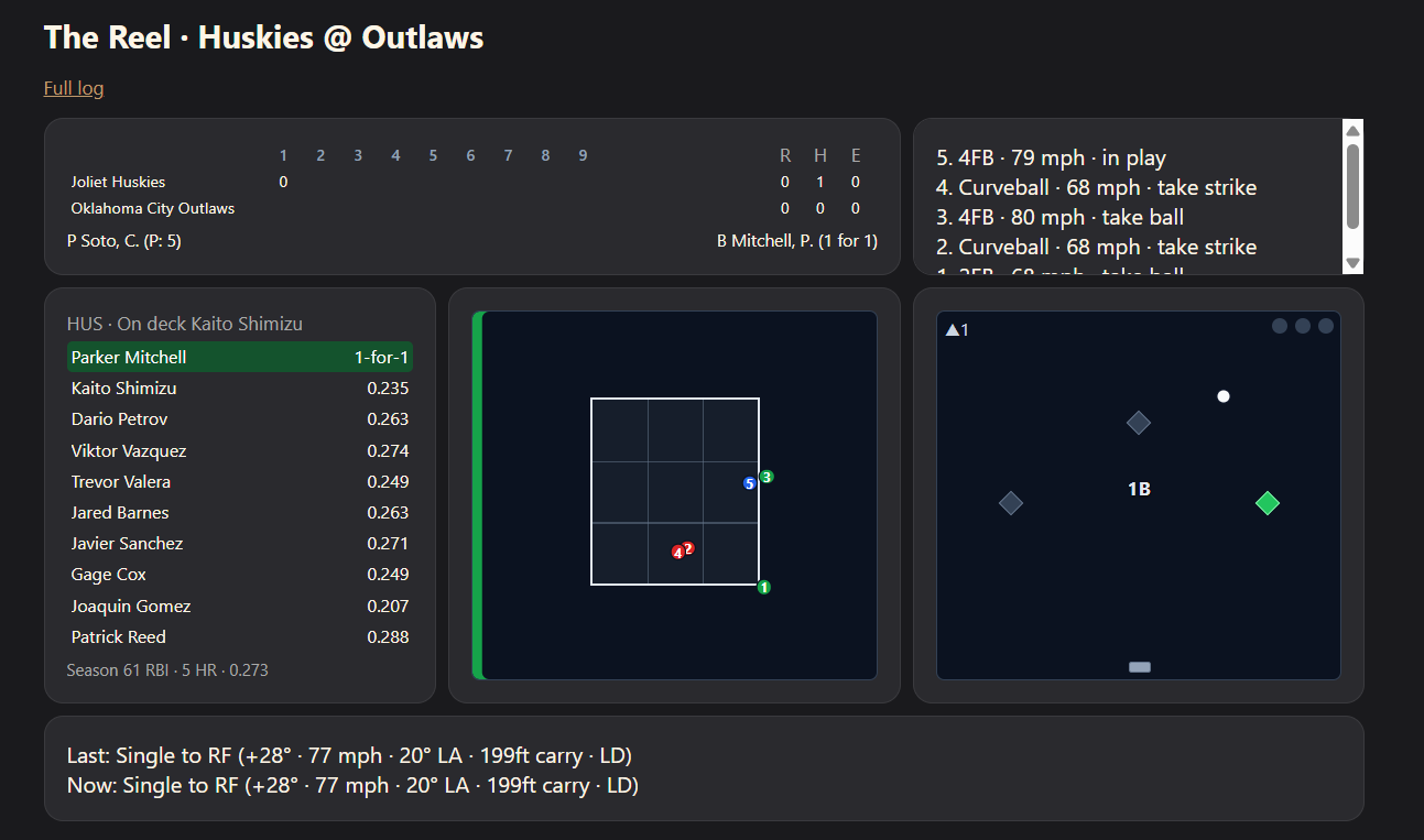 First Row Baseball [BETA] screenshot 1