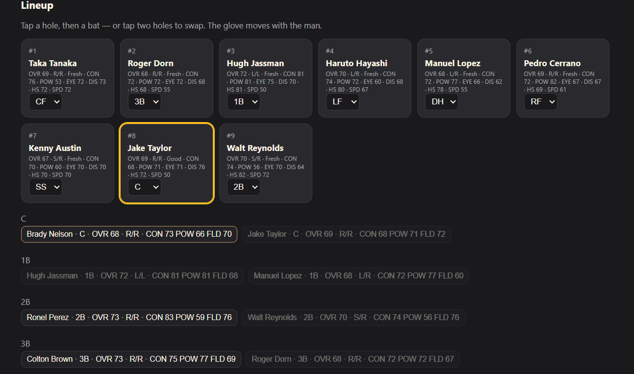 First Row Baseball [BETA] screenshot 2