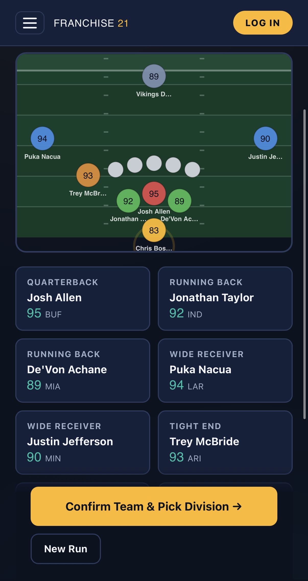 Franchise21 screenshot 3