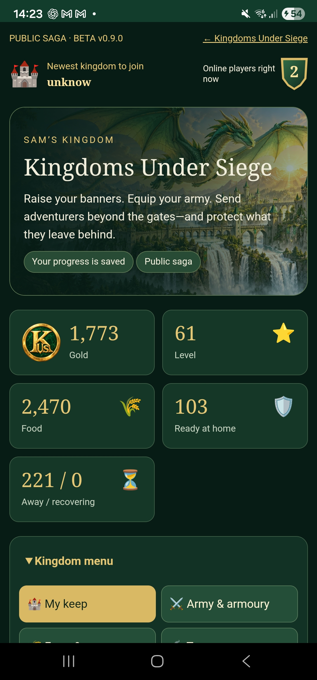 Kingdoms Under Siege screenshot 1