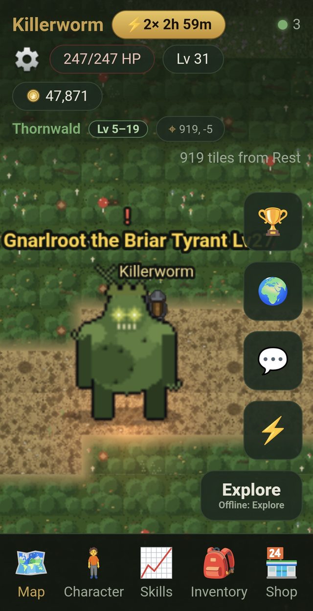 Wanderer screenshot 1