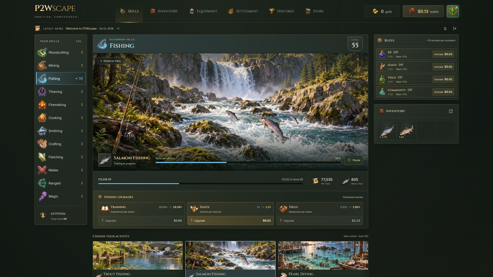 P2Wscape screenshot 1
