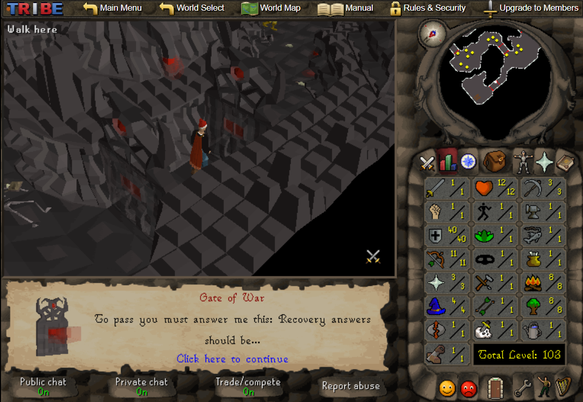 Lost Tribe 2006 - RuneScape as it was on 30 October 2006 | F2P alpha screenshot 1