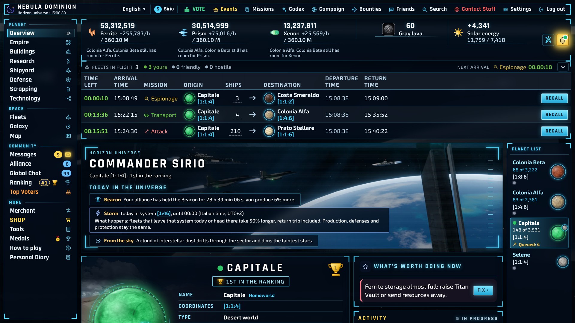 Nebula Dominion screenshot 1
